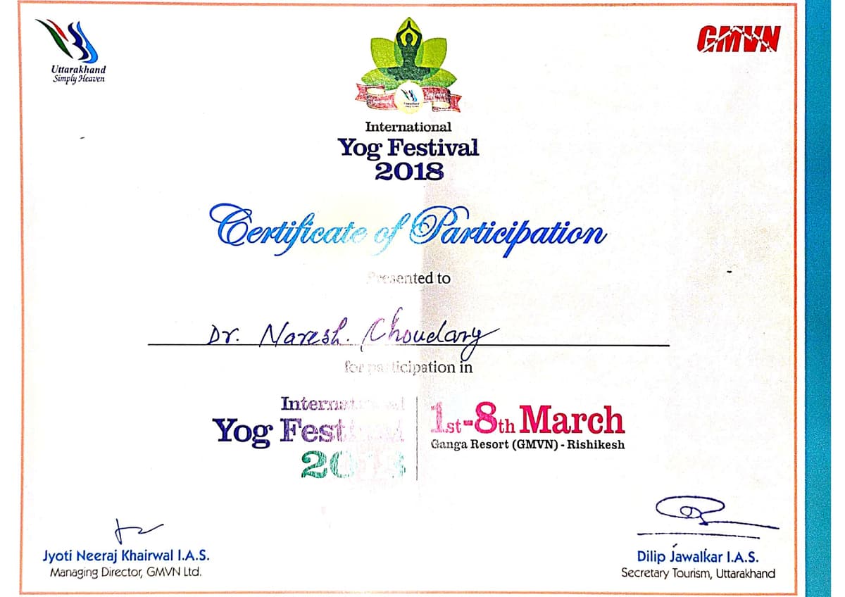 2018 Certificate