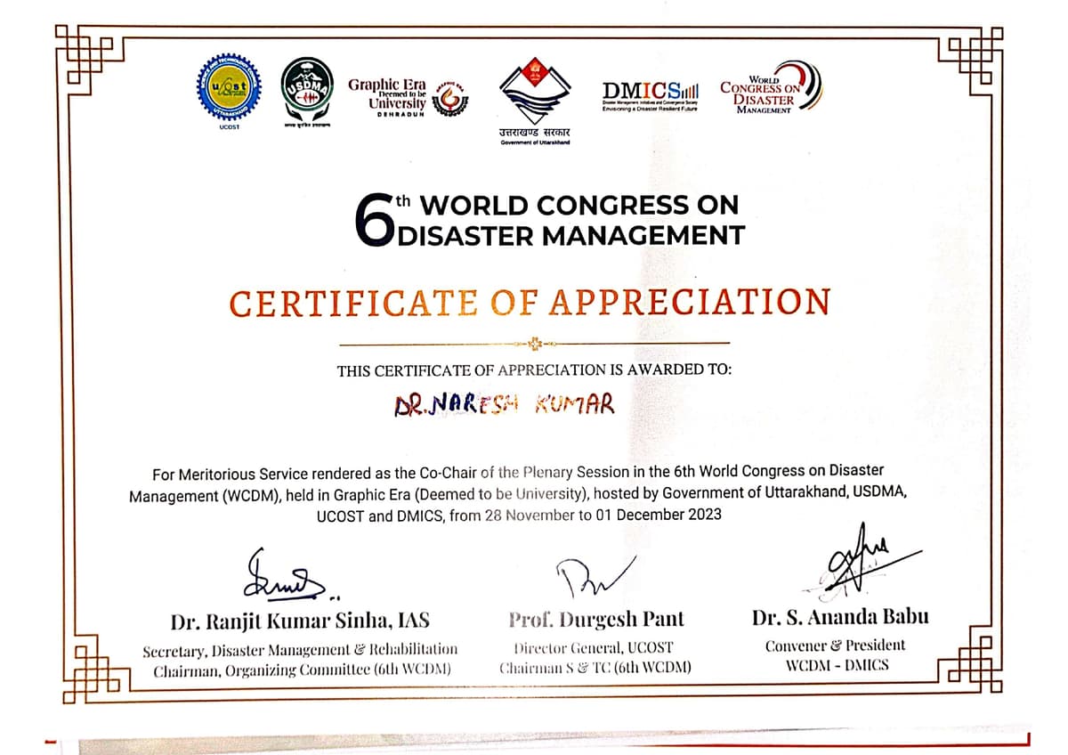 2023 Certificate