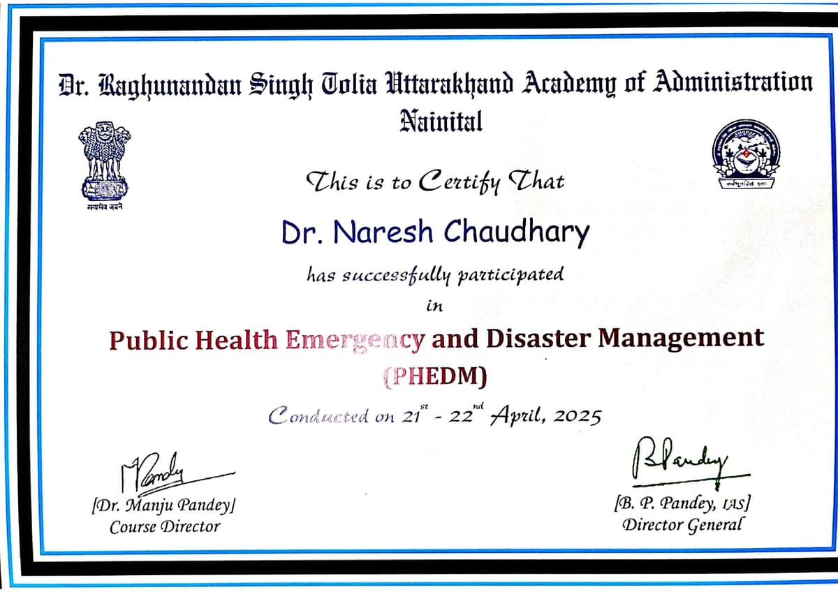 2025 Certificate